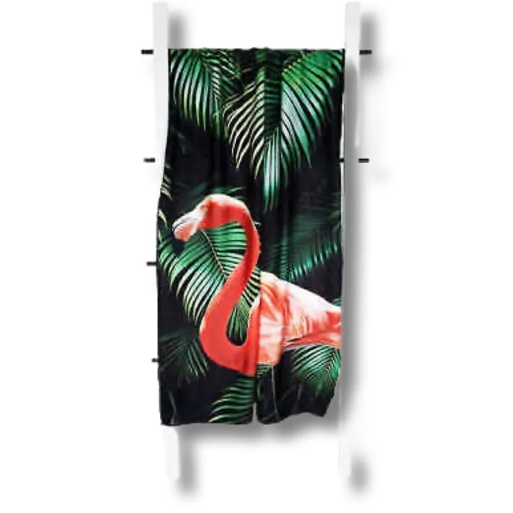 Whitley Willows Microfiber Flamingo Printed Beach Towel - NWT